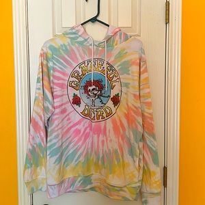 Grateful Dead tie dye hoodie